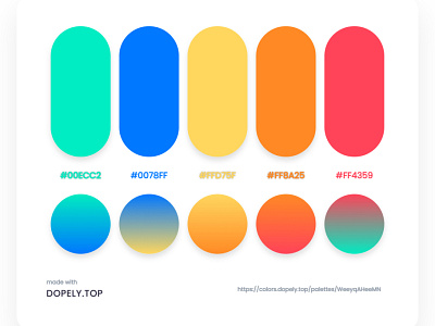 color Palette color color palette colorful colorpalette colour design illustraion illustration ui ux