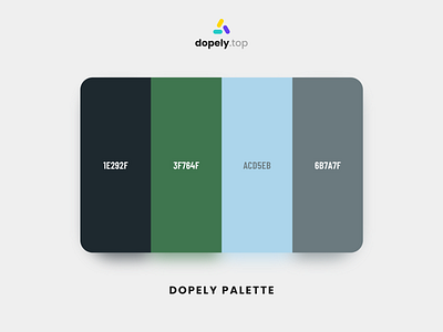 Dopely Color Palette branding color color palette colorful colorpalette design illustraion logo ui ux