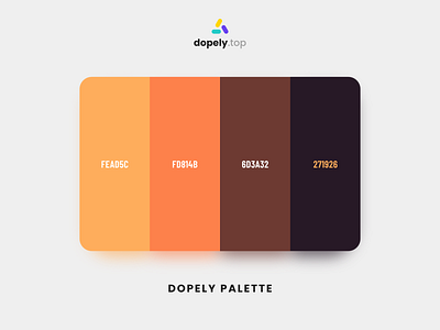 Dopely Color Palette branding color color palette colorful colour design illustraion logo ui ux