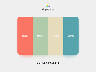 Dopely Color Palette branding color color palette colorful colorpalette design icon logo ui ux