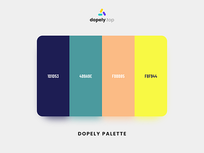 Dopely Color Palette branding color color palette colorful colorpalette design illustraion ui ux vector