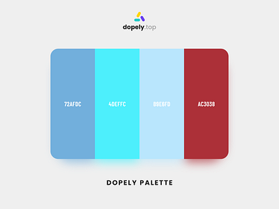 Dopely Color Palette branding color color palette colorful design illustraion illustration logo ui ux