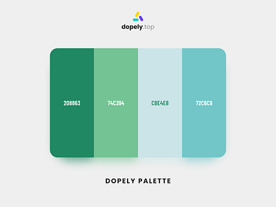 Dopely Color Palette branding color color palette colorful design illustraion illustration logo ui ux