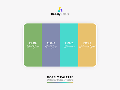 Color Palette for Designers & Color Lovers | Dopely Colors branding color color palette color scheme colorful colors design gradient illustraion illustration logo ui ux vector