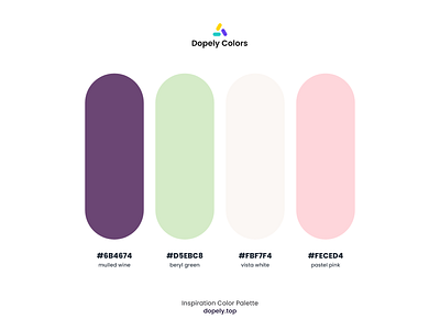 Inspiration Color Palette by Dopely Colors!🍭 branding color color palette color scheme colorful colors colour design graphic design illustration logo ui ux