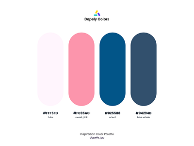 Inspiration Color Palette by Dopely Colors!🍭 branding color color palette color scheme colorful colors colour design graphic design illustration logo ui ux