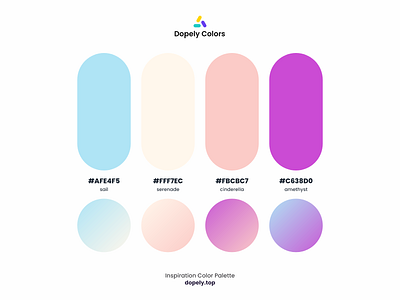 Color Palette for Color Lovers by Dopely Colors!🍭 by Dopely on Dribbble