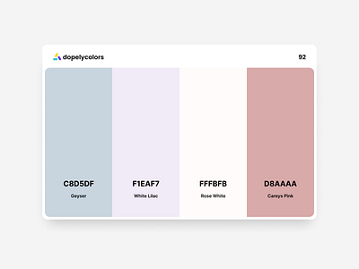 Dopely Colors #92 branding color color palette color palettes color scheme color schemes colorful coloring design illustration logo ui ux vector