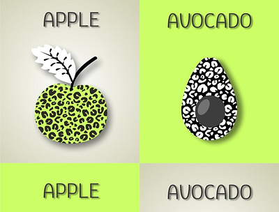 avocado avocado design illustration vector