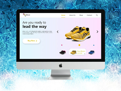 UI UX Adobe XD Shoe Website Design : Shoe World | 3