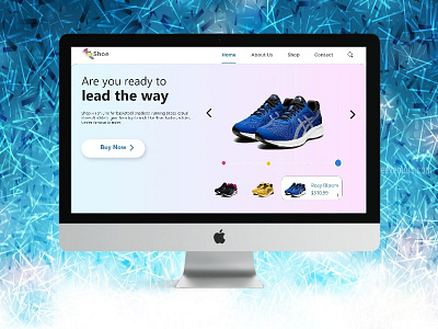 UI UX Adobe XD Shoe Website Design : Shoe World | 4