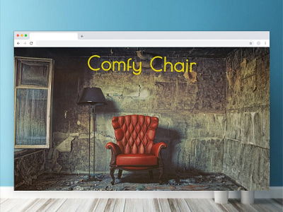 UI UX Adobe XD Furniture Website Design : Comfy Chair | Start