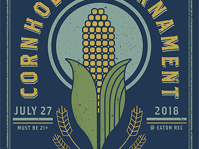 Cornhole Poster beer colorado corn corn hole cornhole tournament wheat