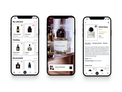 Perfumistic – Mobile App Concept