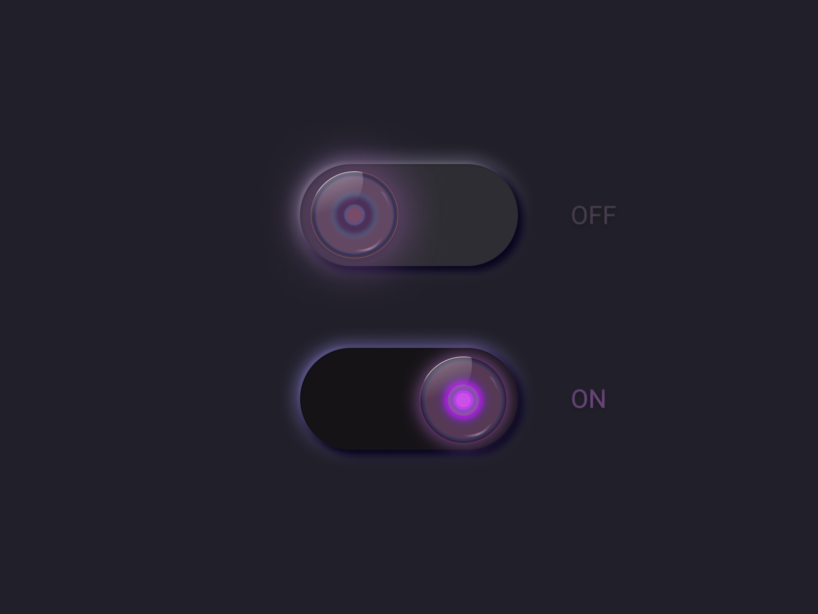 On/Off Switch by Yuliya Marulevich on Dribbble