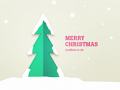 Merry Christmas, everyone! christmas festive merry snow tree typography vector wallpaper