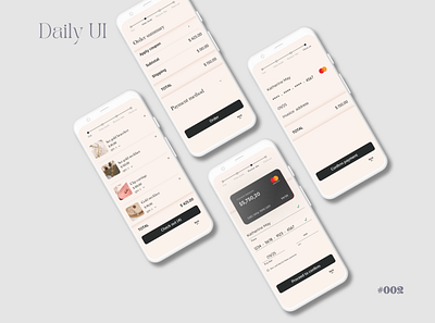 Daily UI 002 - Credit Card Checkout app appdesign branding dailydoseof dailyui design figma graphic design graphicdesignui ui uidesign userexperience userinterface ux uxdesign