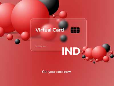 Virtual Card landing Page