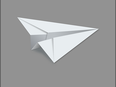 Illustration paper airplane.