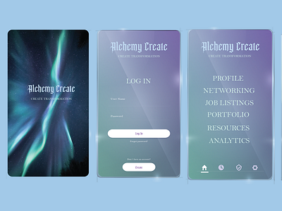 APP DESIGN: ALCHEMY CREATE (CO-DESIGN)