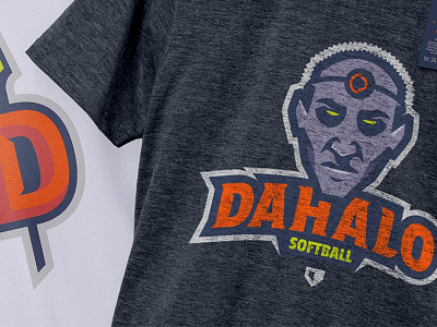 Dahalo Softball Apparel apparel face figure icon illustration logo marl mockup shirt sport team typography