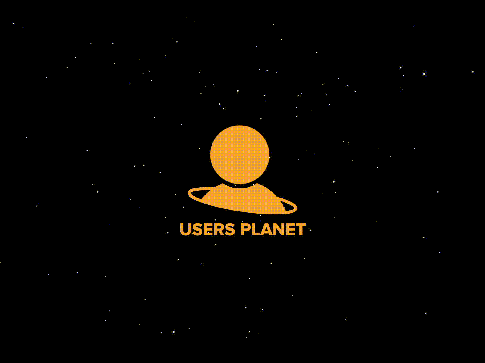 Users Planet animation branding design icon illustrator logo planet user