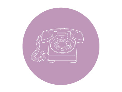 Phone illustration phone purple zodiac