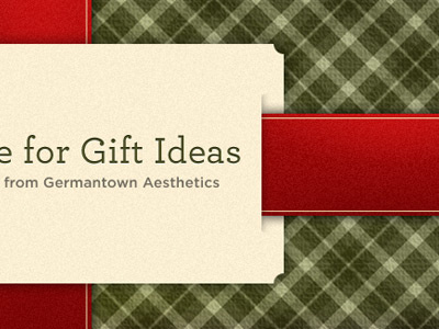 Gift Ideas archer christmas gotham green plaid red ribbon tag