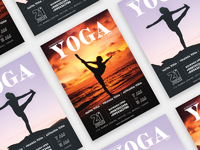 Flyer Design bookings open branding flyer flyers graphic design international yoga day marketing print yoga yoga day