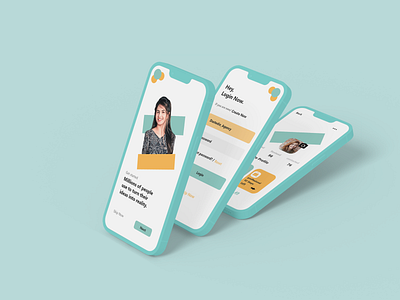 Login And Sign-up Screens | Profile Screen adobe xd app ui attractive branding clean concept contact graphic design illustration ios login mobile app design modern product design profile signup signup screen ui user experience ux