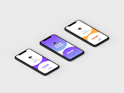 Login And Sign-up Screens | Profile Screen adobe adobe xd branding clean concept design graphic design ios iphone login login system mobile screen mockup product design profile signup ui user experince ux vector