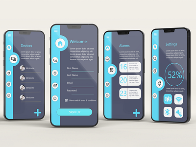App Settings | ⚙️ Settings Page | Workout Goals account adobe alarm app branding card clean design graphic design icon interface minimal mobile modern product design profile setting ui ux vector