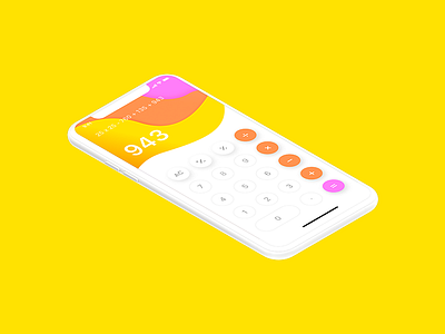 Daily UI challenge #004 — Calculator