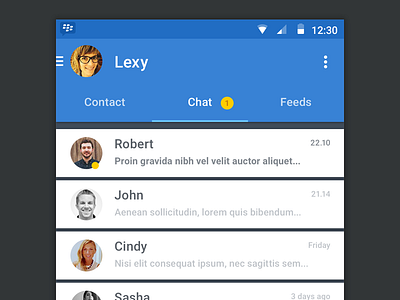 Bbm Android Concept android bbm blackberry concept interface mobile ui