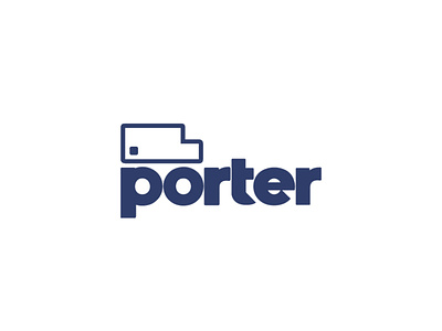 Logo porter delivery hecho por la agencia 7 circulos