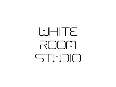 Logo white room studio hecho por la agencia 7 circulos