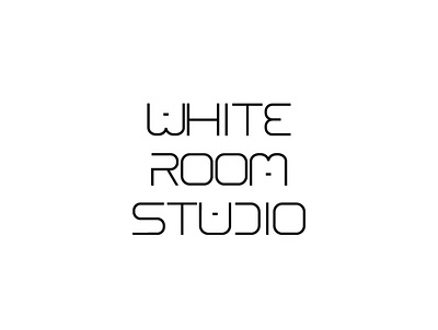 Logo white room studio hecho por la agencia 7 circulos