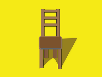 Wooden Chair branding cartoon chair illustration design digital illustrations drawing figma design figma illustrations illustration minimal vector art vector illustrations wood