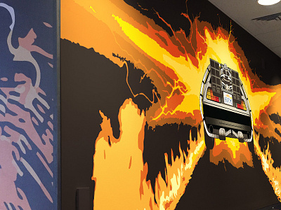 BTTF Mural