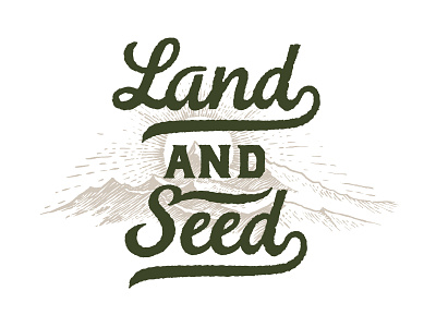 Outbound Land And Seed design illustration logo shirtdesign