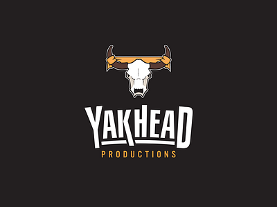 Yakhead Logo branding design graphic design icon logo mascot skull type yakhead