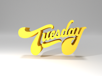 Tuesday Script 3d blender render script type