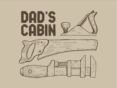 Dad's Cabin Illustrations