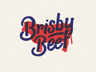 Brisby Beef apparel hand lettering illustration logo logo design typography