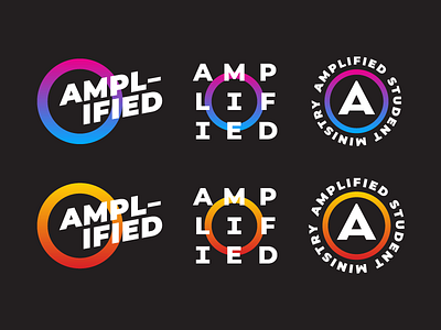 Amplified Secondary Graphics branding illustration logo logo design logos typography