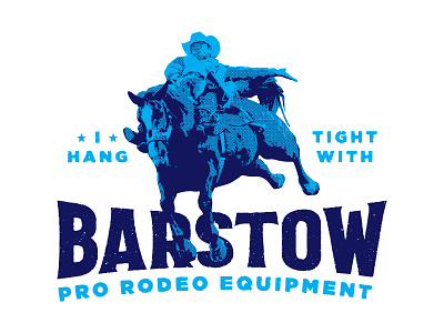 Barstow Horse Tee barstow cowboy halftones illustration rodeo t shirt t shirt design