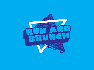 Run and Brunch Design apparel design design illustration t shirt t shirt design typography vector
