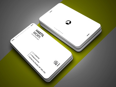 minimalist business card brand identity branding business card design luxury brand luxury logo modern logo unique vector