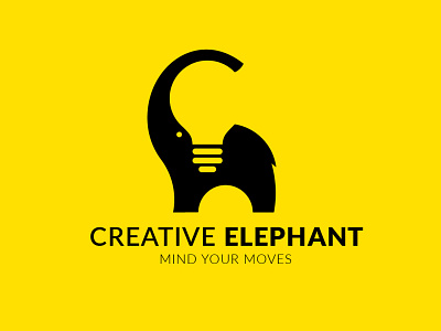 Creative Elephant animal logo design elephant logo illustration logo luxury logo modern logo vector