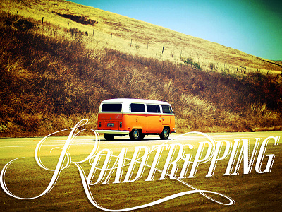 Roadtripping typography